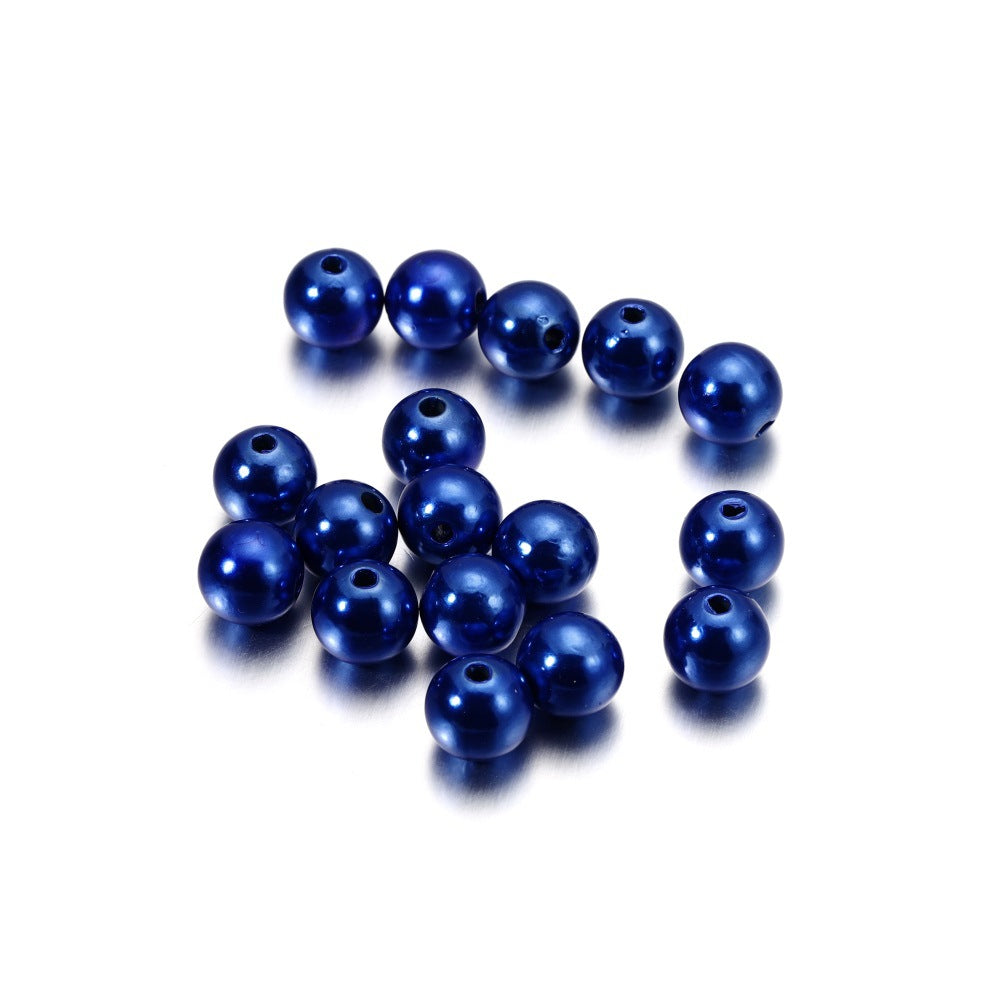 Pearl Beads with Hole, 5 Size Pearls for Crafts, Round Loose Pearl Beads for Jewelry Making, Pearls for Jewelry Making, Decoration, DIY Crafts, Stuffing