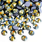 High Quality 2088 Iron on Rhinestones 16 Facets Cuts Hotfix Strass Glass Crystals Rhinestones for Dresses