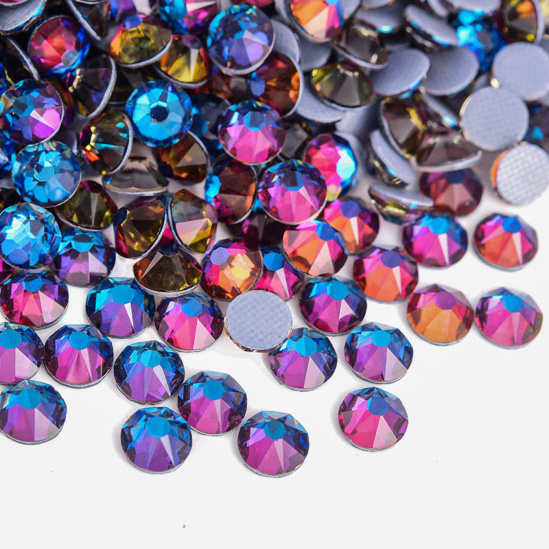 High Quality 2088 Iron on Rhinestones 16 Facets Cuts Hotfix Strass Glass Crystals Rhinestones for Dresses