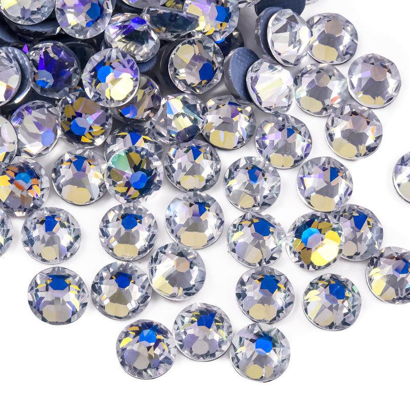 High Quality 2088 Iron on Rhinestones 16 Facets Cuts Hotfix Strass Glass Crystals Rhinestones for Dresses