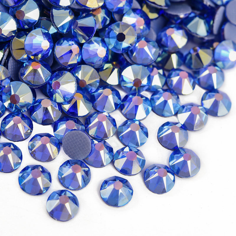 High Quality 2088 Iron on Rhinestones 16 Facets Cuts Hotfix Strass Glass Crystals Rhinestones for Dresses