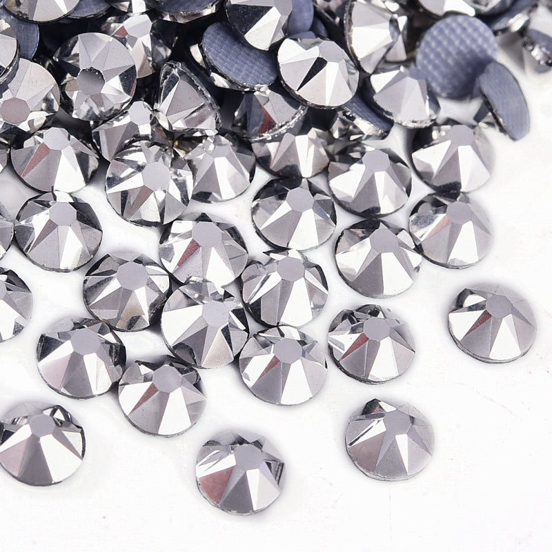 High Quality 2088 Iron on Rhinestones 16 Facets Cuts Hotfix Strass Glass Crystals Rhinestones for Dresses
