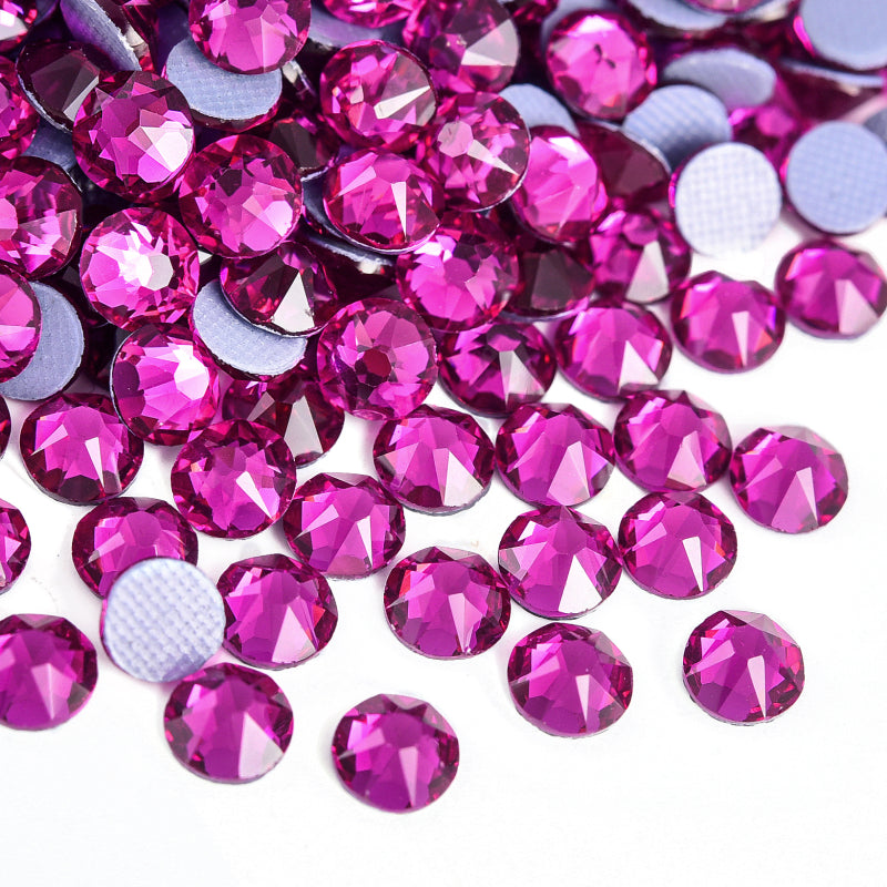 High Quality 2088 Iron on Rhinestones 16 Facets Cuts Hotfix Strass Glass Crystals Rhinestones for Dresses