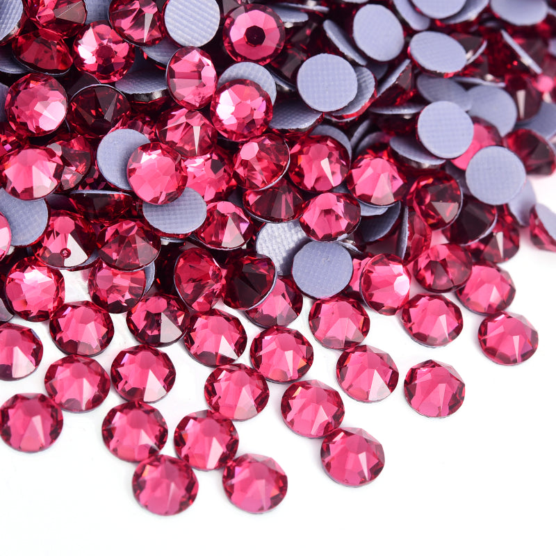 High Quality 2088 Iron on Rhinestones 16 Facets Cuts Hotfix Strass Glass Crystals Rhinestones for Dresses