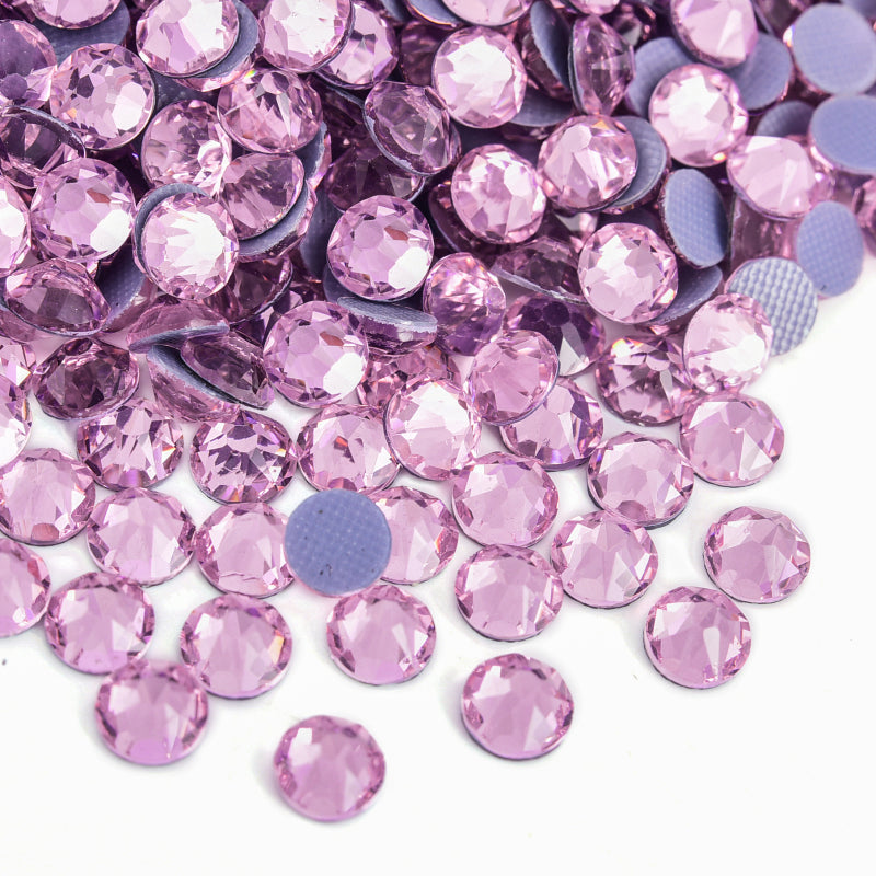 High Quality 2088 Iron on Rhinestones 16 Facets Cuts Hotfix Strass Glass Crystals Rhinestones for Dresses