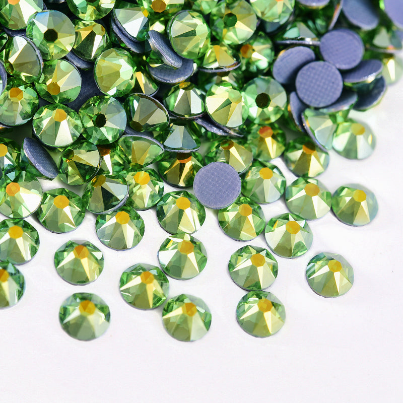 High Quality 2088 Iron on Rhinestones 16 Facets Cuts Hotfix Strass Glass Crystals Rhinestones for Dresses
