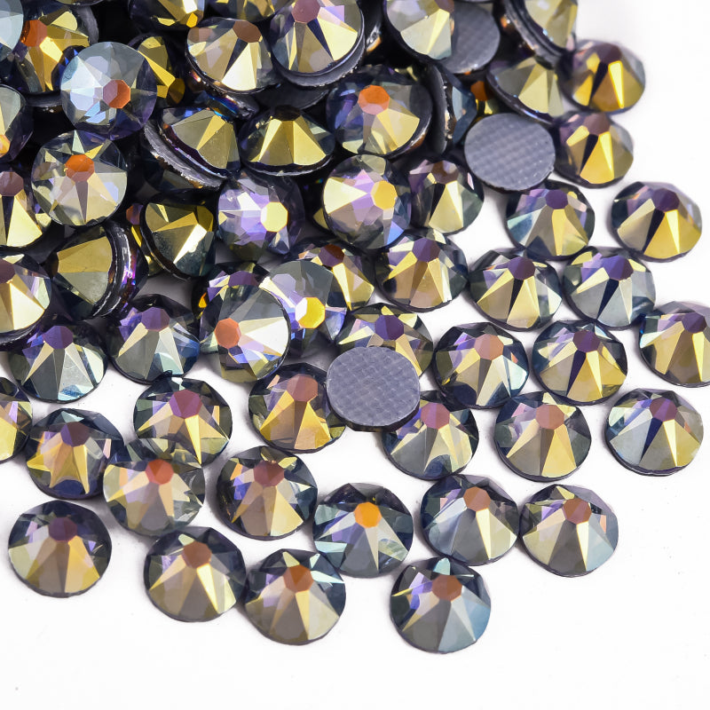 High Quality 2088 Iron on Rhinestones 16 Facets Cuts Hotfix Strass Glass Crystals Rhinestones for Dresses