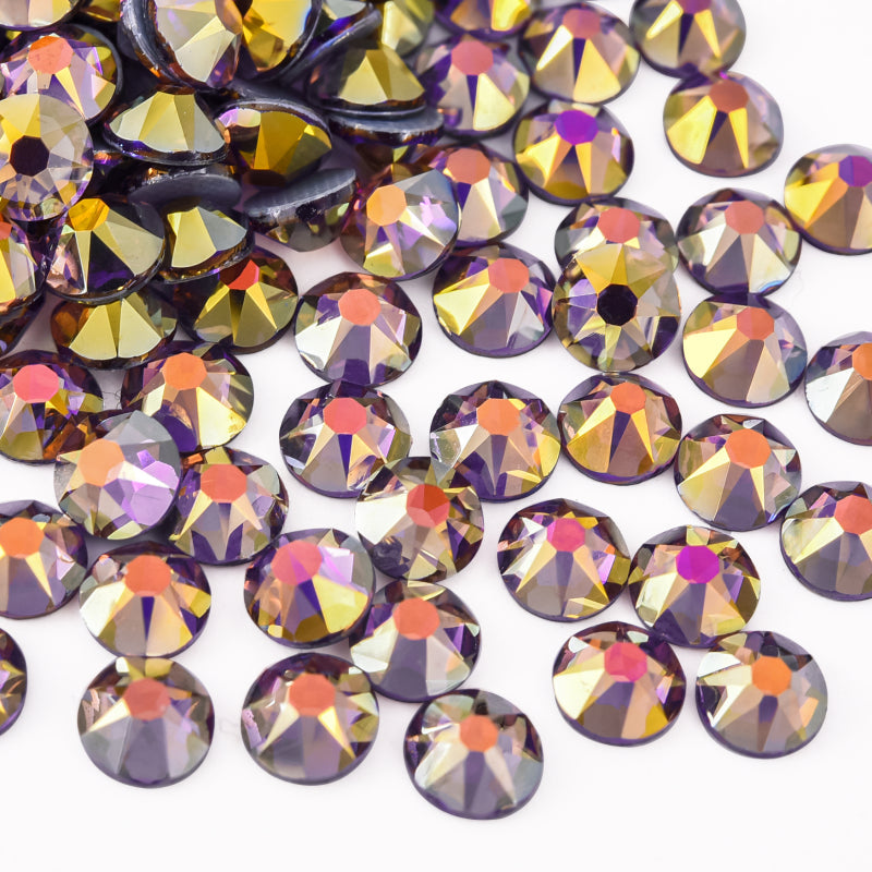 High Quality 2088 Iron on Rhinestones 16 Facets Cuts Hotfix Strass Glass Crystals Rhinestones for Dresses