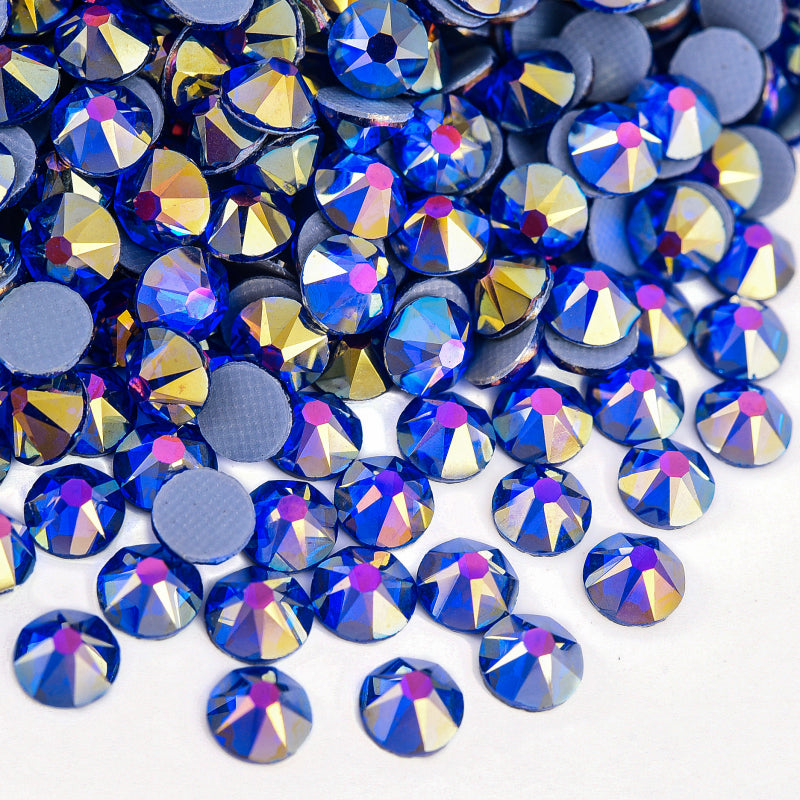 High Quality 2088 Iron on Rhinestones 16 Facets Cuts Hotfix Strass Glass Crystals Rhinestones for Dresses