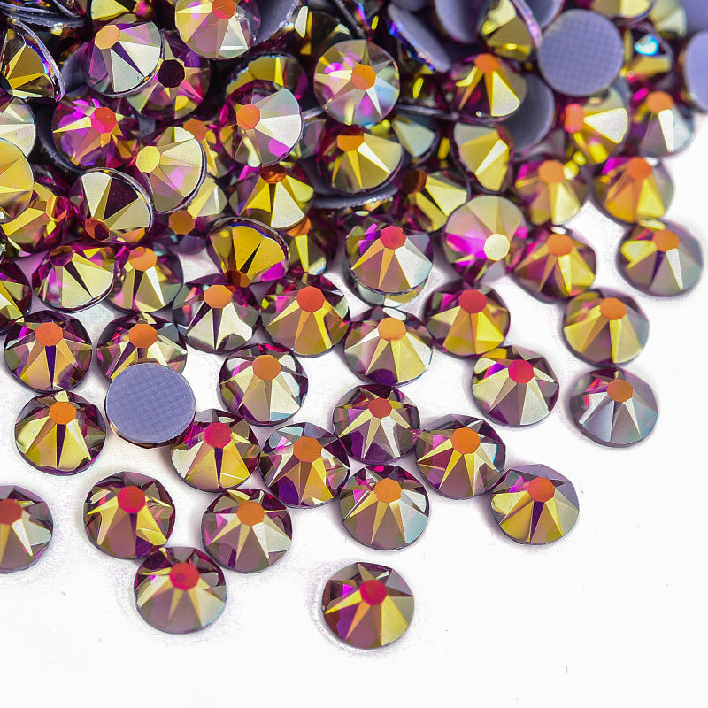 High Quality 2088 Iron on Rhinestones 16 Facets Cuts Hotfix Strass Glass Crystals Rhinestones for Dresses