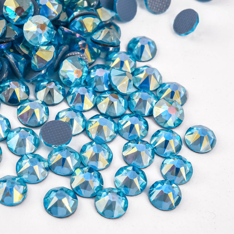 High Quality 2088 Iron on Rhinestones 16 Facets Cuts Hotfix Strass Glass Crystals Rhinestones for Dresses