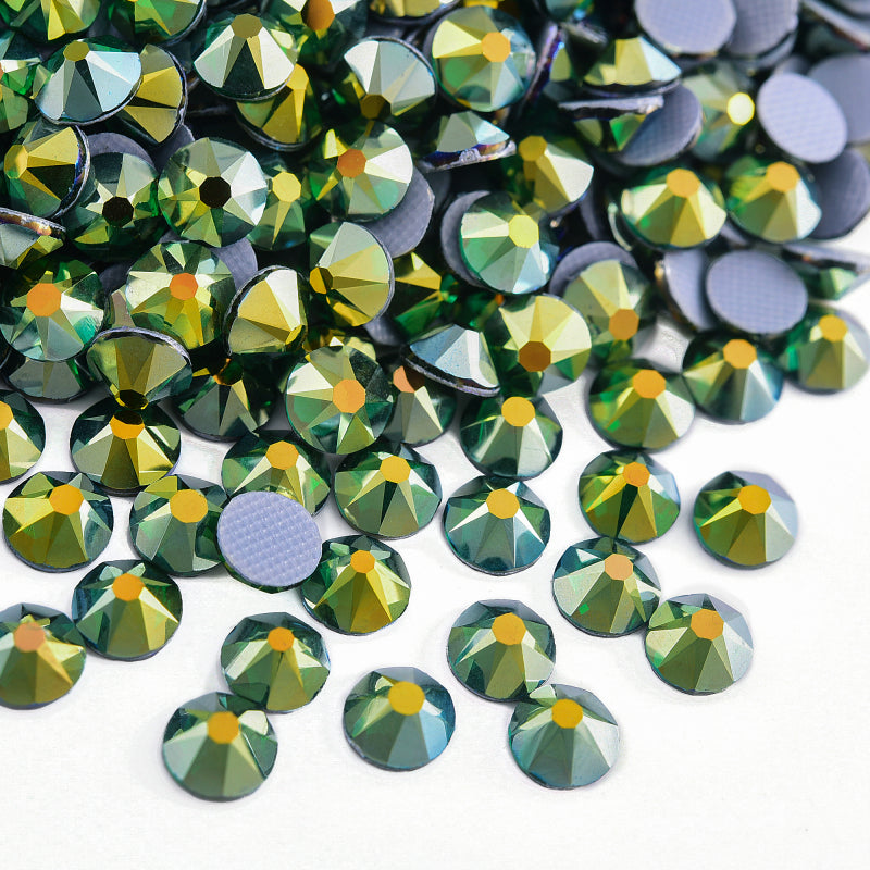 High Quality 2088 Iron on Rhinestones 16 Facets Cuts Hotfix Strass Glass Crystals Rhinestones for Dresses