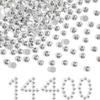 Flatback Rhinestones Bulk, Rhinestones for Nails Crafts Clothes DIY Decoration, Crystal