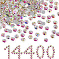 Flatback Rhinestones Bulk, Rhinestones for Nails Crafts Clothes DIY Decoration, Crystal AB