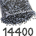 Hotfix Rhinestones Bulk, Hot Fix Rhinestones for Crafts Clothes DIY Decoration, Black