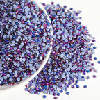 Hotfix Rhinestones Bulk, Hot Fix Rhinestones for Crafts Clothes DIY Decoration, Purple Velvet