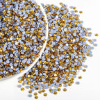 Hotfix Rhinestones Bulk, Hot Fix Rhinestones for Crafts Clothes DIY Decoration, Topaz