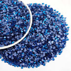 Hotfix Rhinestones Bulk, Hot Fix Rhinestones for Crafts Clothes DIY Decoration, Capri Blue