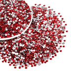 Flatback Rhinestones Bulk, Rhinestones for Nails Crafts Clothes DIY Decoration, Light Siam