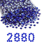 Hotfix Rhinestones Bulk, Hot Fix Rhinestones for Crafts Clothes DIY Decoration, Sapphire