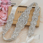 Bridal Rhinestone Belt 834, Elegant Pearl And Crystal Waist Cincher For Wedding Dress, Bride, Prom, Evening Gown Accessories