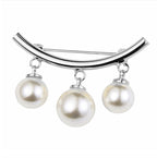 Korea style full pearl swan rhinestone flower brooch pin -women's fashion accessories