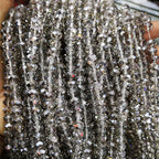 Glass Facetted Beads Lampwork Loose Round Glass Crystal Glass Rondelle Loose Beads