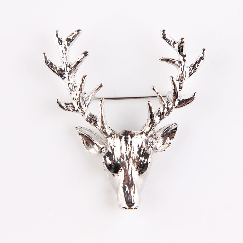Women's Christmas Brooches Set - New Fashion Santa Tree Reindeer Wreath Snowflake Bell Pins