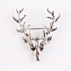 Women's Christmas Brooches Set - New Fashion Santa Tree Reindeer Wreath Snowflake Bell Pins
