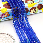 Glass Facetted Beads Lampwork Loose Round Glass Crystal Glass Rondelle Loose Beads