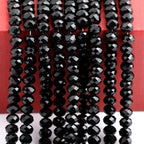 Glass Facetted Beads Lampwork Loose Round Glass Crystal Glass Rondelle Loose Beads