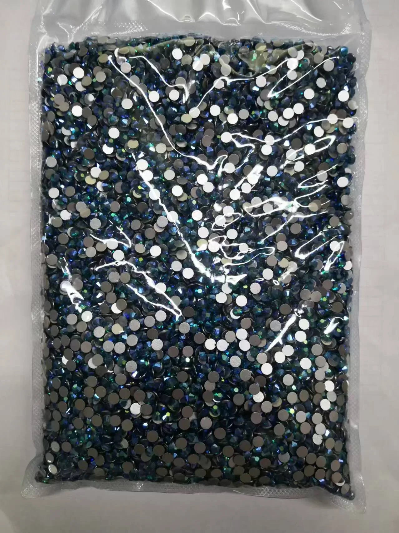 Flatback Rhinestones Bulk, Rhinestones for Nails Crafts Clothes DIY Decoration, IndicoliteAB
