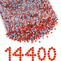 Hotfix Rhinestones Bulk, Hot Fix Rhinestones for Crafts Clothes DIY Decoration, Orange
