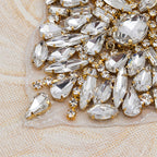 Self-Adhesive Rhinestone Appliques, 849 Glass Crystal & Pearl Designs for Dancewear, Bridal Belts, Dress Decoration (1-Pack)
