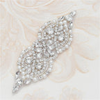 Hot Fix Alloy Rhinestone & Pearl Diy Craft Patches, Self-adhesive Crystal Embellishments For Clothing, Shoes & Bags Decoration