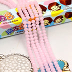 Faceted Lampwork Glass Rondelle Beads - Loose Round Crystal Glass Beads for Jewelry Making