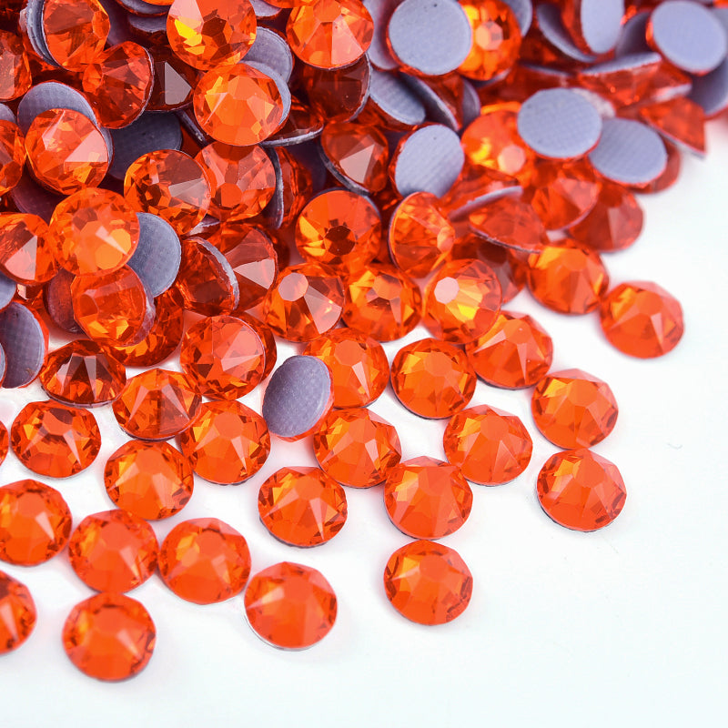 High Quality 2088 Iron on Rhinestones 16 Facets Cuts Hotfix Strass Glass Crystals Rhinestones for Dresses