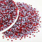 Hotfix Rhinestones Bulk, Hot Fix Rhinestones for Crafts Clothes DIY Decoration, Light Siam