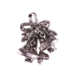 Fashionable Christmas Alloy Brooch Lapel Pin with Bell, Corsage Ornament for Accessories