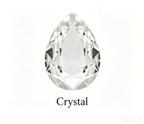 Teardrop Pointed Back Glass Rhinestones for DIY Crafts, Clothing & Bags - Real Silver Plated Base Sew-on Stones for Jewelry & Accessories