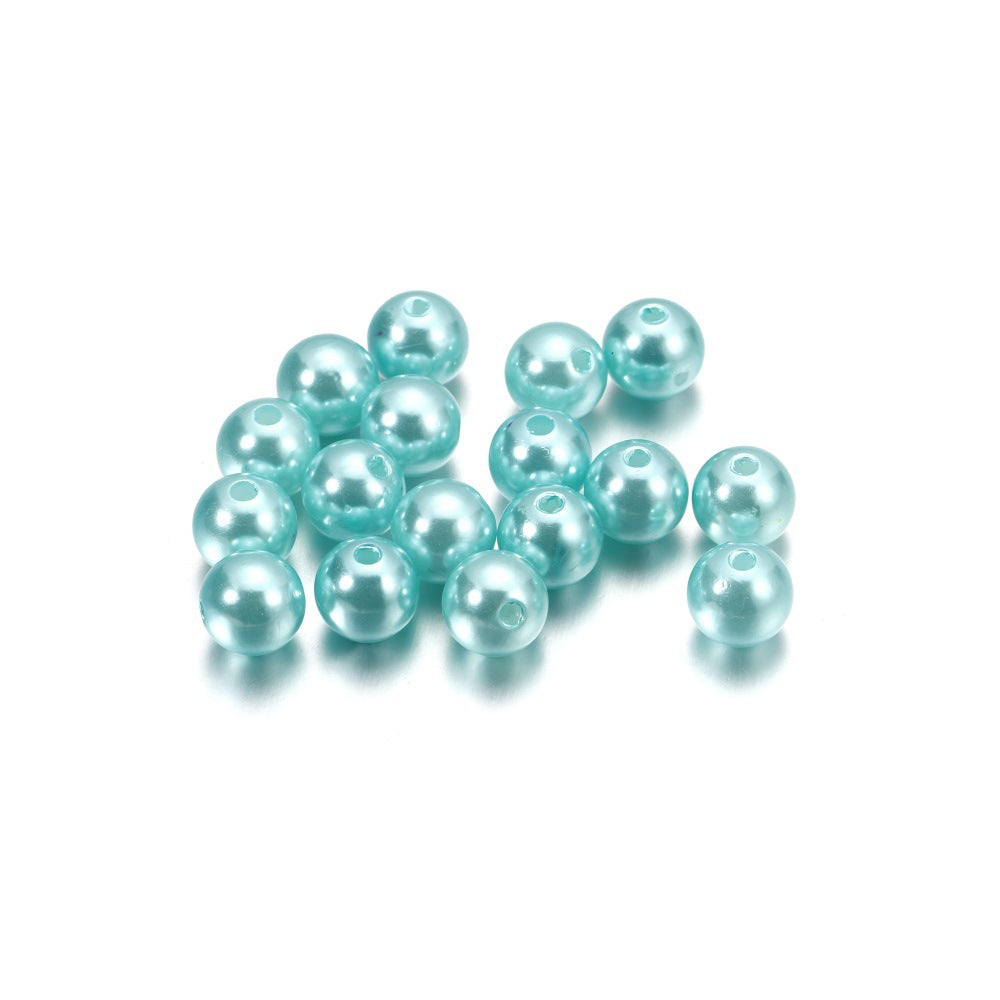 Pearl Beads with Hole, 5 Size Pearls for Crafts, Round Loose Pearl Beads for Jewelry Making, Pearls for Jewelry Making, Decoration, DIY Crafts, Stuffing
