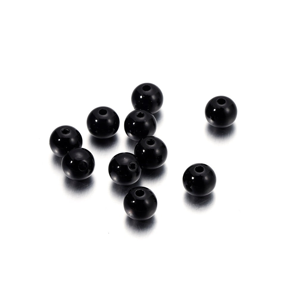 Round Pearl Beads with Hole - 5 Sizes Loose Pearls for Jewelry Making & DIY Crafts