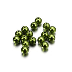 Round Pearl Beads with Hole - 5 Sizes Loose Pearls for Jewelry Making & DIY Crafts