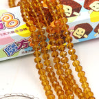 Glass Facetted Beads Lampwork Loose Round Glass Crystal Glass Rondelle Loose Beads