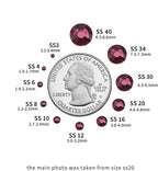 Hotfix Rhinestones, Crystal Rhinestones for Crafts Clothes DIY Decoration- Amethyst