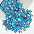 Hotfix Rhinestones, Crystal Rhinestones for Crafts Clothes DIY Decoration- Aquamarine AB