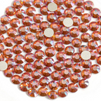 Flatback Rhinestones Bulk, Rhinestones for Nails Crafts Clothes DIY Decoration, Amber