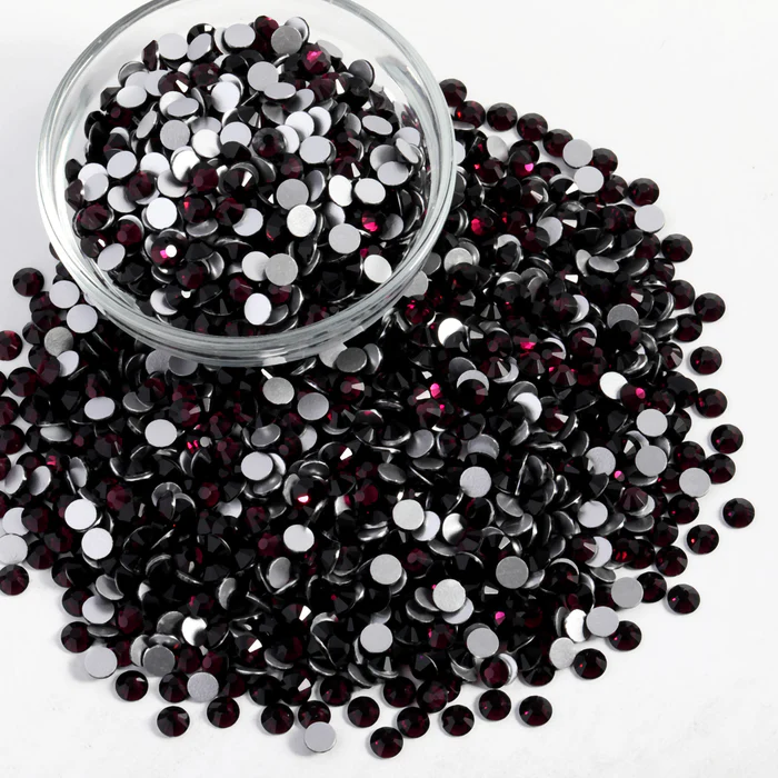 Flatback Rhinestones Bulk, Rhinestones for Nails Crafts Clothes DIY Decoration,Amethyst