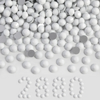 Flatback Rhinestones Bulk, Rhinestones for Nails Crafts Clothes DIY Decoration, Chalk White
