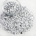 Flatback Rhinestones Bulk, Rhinestones for Nails Crafts Clothes DIY Decoration, Chalk White